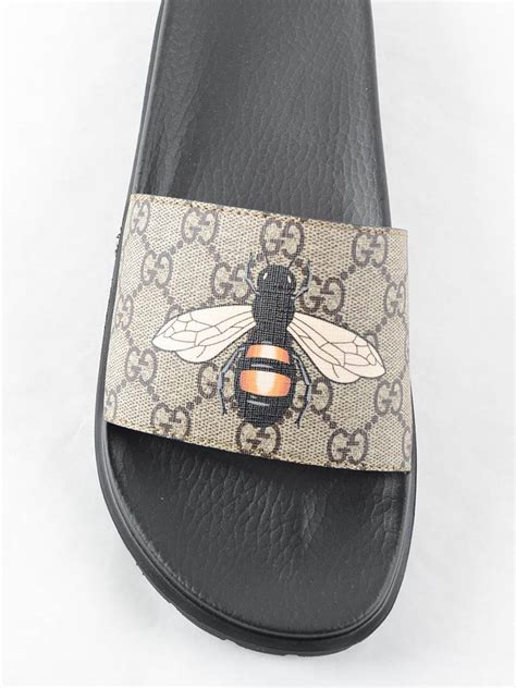 gucci red sandals with bee|Gucci sandals aliexpress.